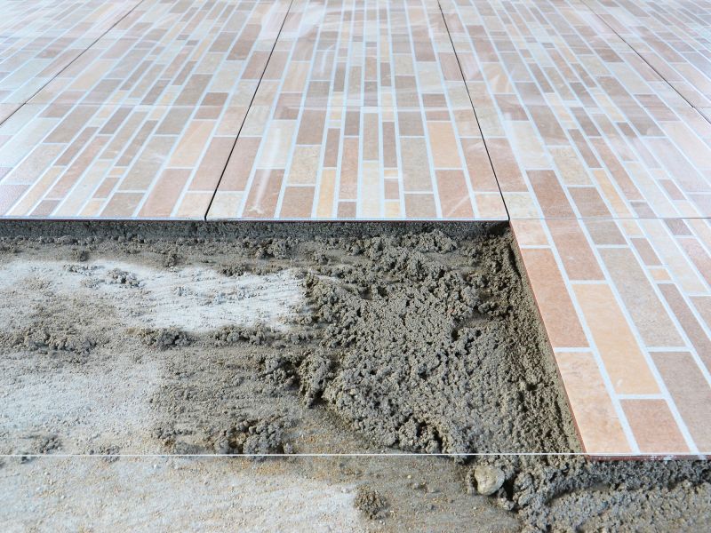 Stone Floor Installation detail